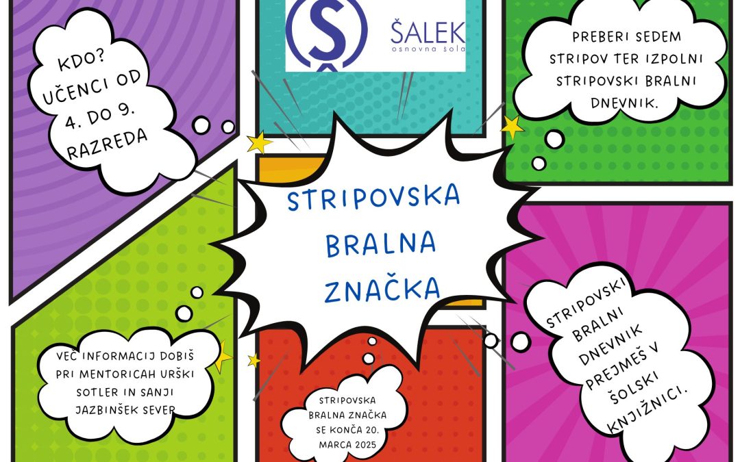 Stripovska bralna značka je končno tu!